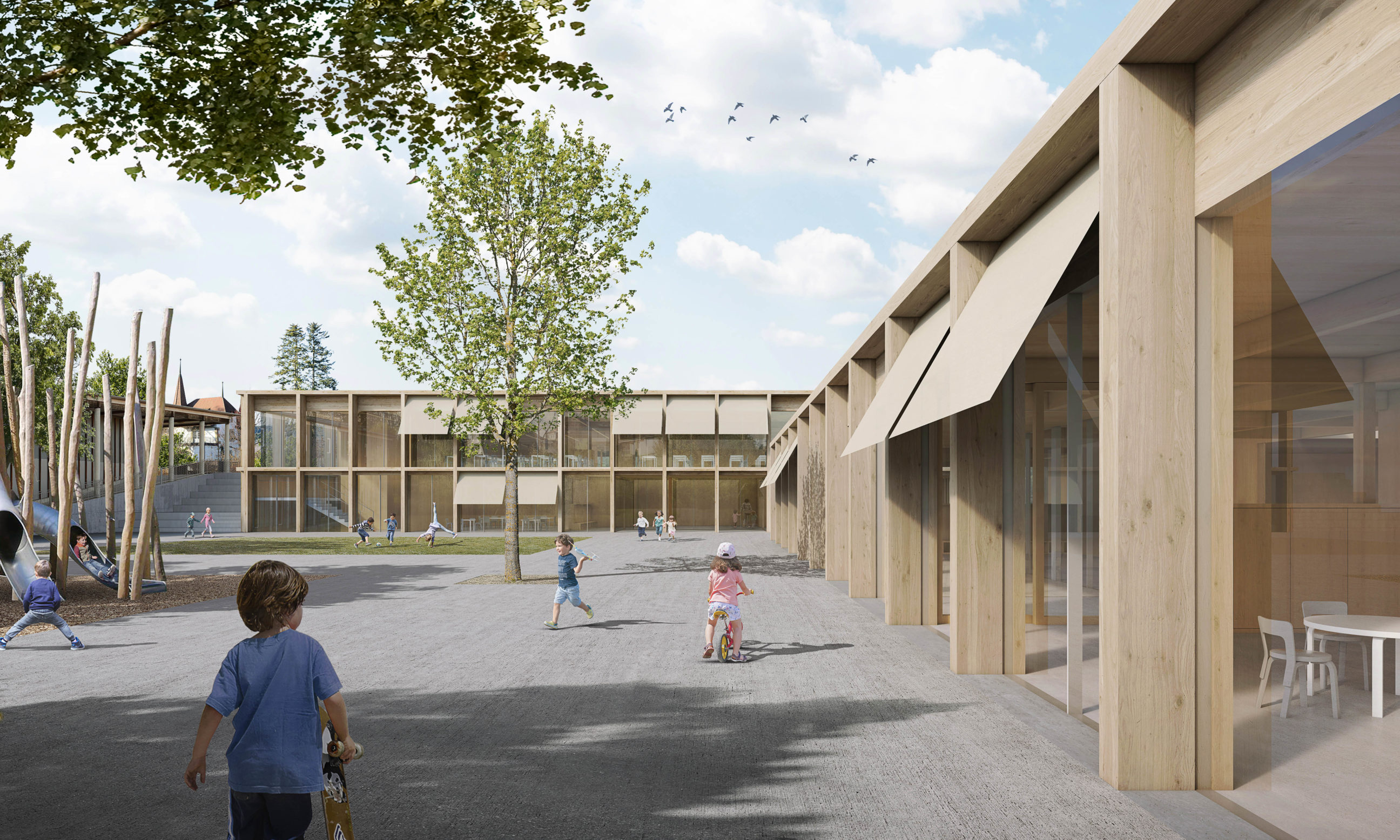 Givisiez’s new school image